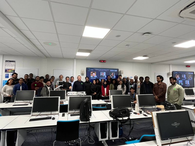 Workshop attendees at the University of Hertfordshire